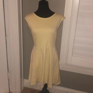 New York & Co. | Yellow Cotton Casual Dress | size S